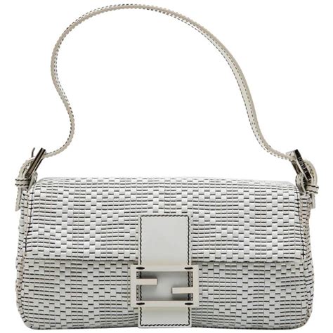 fendi clear bag white thick strap|fendi bag with thick strap.